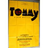 The Who Tommy 1996 Musical by Pete Townsend Shaftsbury Avenue Theatre poster plus HMV Springsteen,