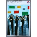 The Royal Academy of Arts - London Underground poster with art by Julian Trevelyan RA circa 1988.