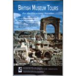 A collection of Museum posters including travel posters,