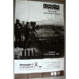 Museum of London exhibition poster for London on Film (1966) (40 x 60 inch),