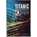The Wreck of the Titanic National Maritime Museum poster 1995 (20 x 30 inch) plus A collection of