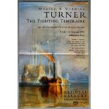 Turner - The Fighting Temeraire 1995 exhibition poster from The National Gallery (20 x 30 inch)