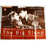 A Collection of folded film posters (some duplicates) including The Big Sleep British Quad BFI 1995