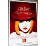 Music poster lot including Cyndi Lauper 12 Deadly Cyns for the double platinum album the Best of