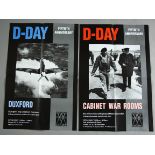 Imperial War museum posters including D-Day 50th Anniversary Duxford double-crowns 20 x 30 inch