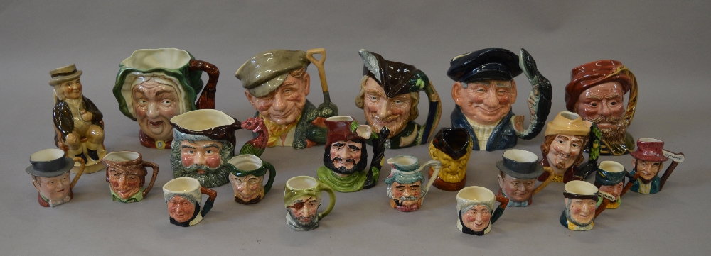 Good collection of Character Jugs including Royal Doulton, Beswick, Sylvac etc, - Image 2 of 2