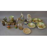 Quantity of assorted ceramics including two Royal Doulton Figures: HN2017; HN2325; Sylvac etc.