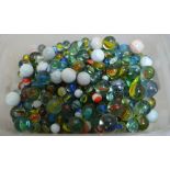 Collection of glass and other marbles