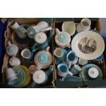 Large quantity of Poole Pottery items, approx 90 pieces.