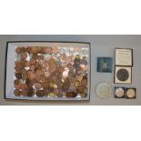 Good lot of assorted pre-decimal coins including George II; George IV; Edward VII;