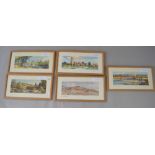 5 Carriage Prints by Jack Merriot, Henry Denham, Gryth Russell, Frank Sherwin and L.R. Squirell.