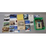 Quantity of assorted car brochures and catalogues