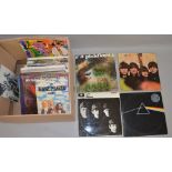 Good collection of assorted records including Pink Floyf, Leonard Cohen,