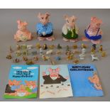 4 Natwest Pigs together with approx 35 Wade Whimsies including Disney examples [COLLECTION ONLY]