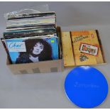 Collection of assorted Rock and other records including Beatles, Queen etc.