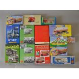 Diecast mixed lot. Includes Corgi Circus vehicles, EFE bus presentation packs etc.