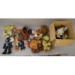 Star Wars, quanity of soft toys, including Kenner Beanie Buddies; M&Ms; Disney Parks; Applause; etc.