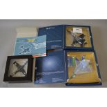 3 x 1:72 diecast aeroplanes including Witty Wings Ltd edition Russian MIG-29 Fulcrum & F/A-18C