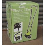 POLICE > Garden Gear Electric Tiller. Boxed.