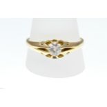 An 18ct H/M gents Diamond ring, Approx Diamond weight 0.50ct, Approx weight 6.