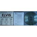 Clear vinyl test pressing Elvis Presley USA Legend of a King AB11001.