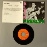Blue Suede Shoes - Elvis Presley 7 inch Picture Sleeve RCA MKE-172 Mexican Record - Excellent /