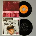 Heartbreak Hotel Elvis Presley 7 inch picture sleeve EP MKE-173 Mexican Record (1970s) - Excellent.