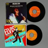 Dont be Cruel / Hound Dog - Elvis Presley Japanese Picture Sleeve RPS-140 Record - Ex.