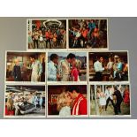 Speedway - Elvis Presley & Nancy Sinatra full set of eight UK lobby cards from 1968 (10 x 8 inch)