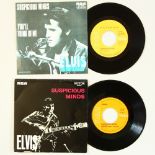 Suspicious Minds / Youll Think of Me Mexican Picture sleeve 1977 EX/ Ex plus Portugese EP TP510