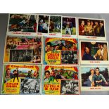 Elvis Presley - Love Me Tender (1956) Mexican lobby cards 11 x 14 inch, Flaming Star (1960),