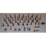 Quantity of metal figures, soldiers including bandsmen, by Johillco and similar.(approx.