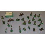 Swedish African Engineers (Pty.) Ltd. No. 15 British Infantry Sitting, Set of 5; 25 loose figures.