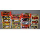 16 x Bburago & Majorette 1:24 scale model cars. Includes F1 models.