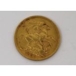 Edward VII Gold full Sovereign 1904.