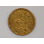 George V Gold Half-Sovereign 1911.