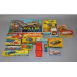 Good selection of tinplate and plastic toys,