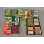 14 EFE twin and triple pack bus model sets, boxed.