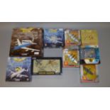 9 Aviation related Corgi and Matchbox models including Aviation Archive examples, boxed.