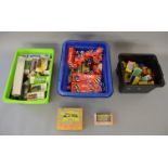 Mixed lot including Matchbox, Corgi and others including various empty diecast boxes.