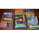 Very good quantity of board games and jigsaw puzzles, vintage and modern, many TV/film related.