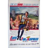 "Fun in Acapulco" 1963 Original US one sheet country of origin film poster (27 x 41 inch) starring
