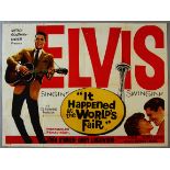 Elvis Presley in "It Happened at the Worlds Fair" (1963) Original British Quad (30 x 40 inch)