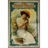 Miss Vesta Tilley poster printed by Stafford & Co Ltd Netherfield near Nottingham design no.