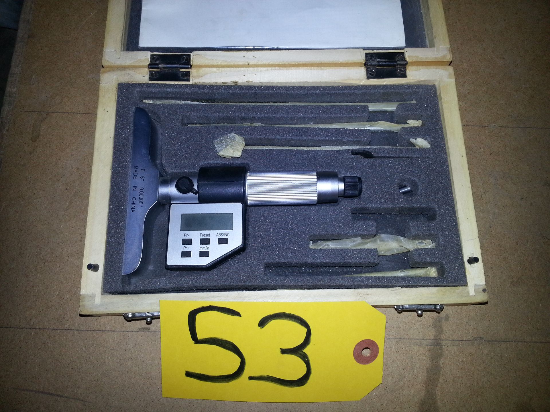 Digital Depth Micrometer 0-150mm