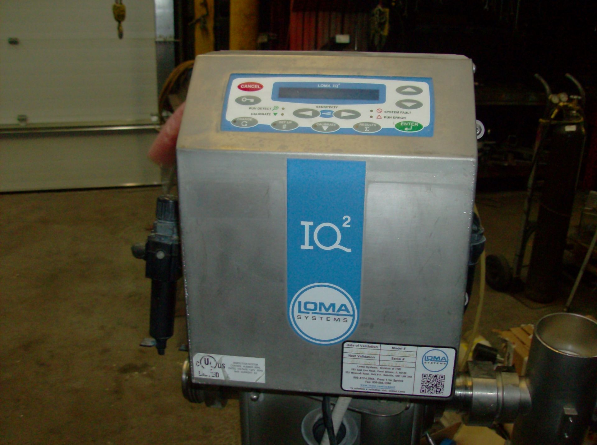 Loma Steel Detector Model IQ² Pipeline 120v