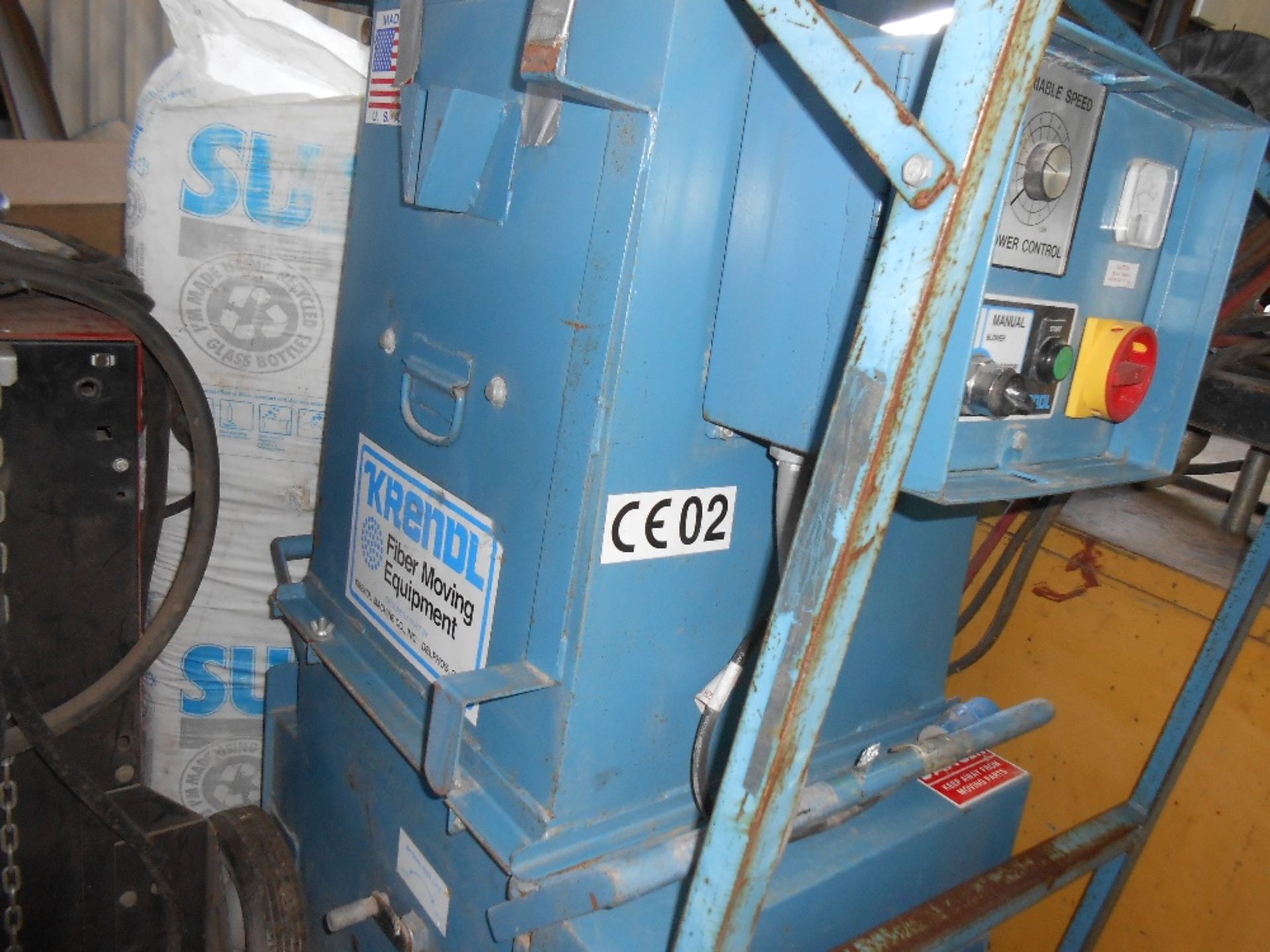 Krenol fibre insulation shredder and blower unit sourced from company liquidation. - Image 5 of 5