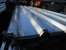 Pack of 25no. 8ft galvanised box profile roof sheets   87cm width.