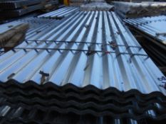 Pack of 25no. 12ft galvanised corrugated roof sheets.  82cm wide