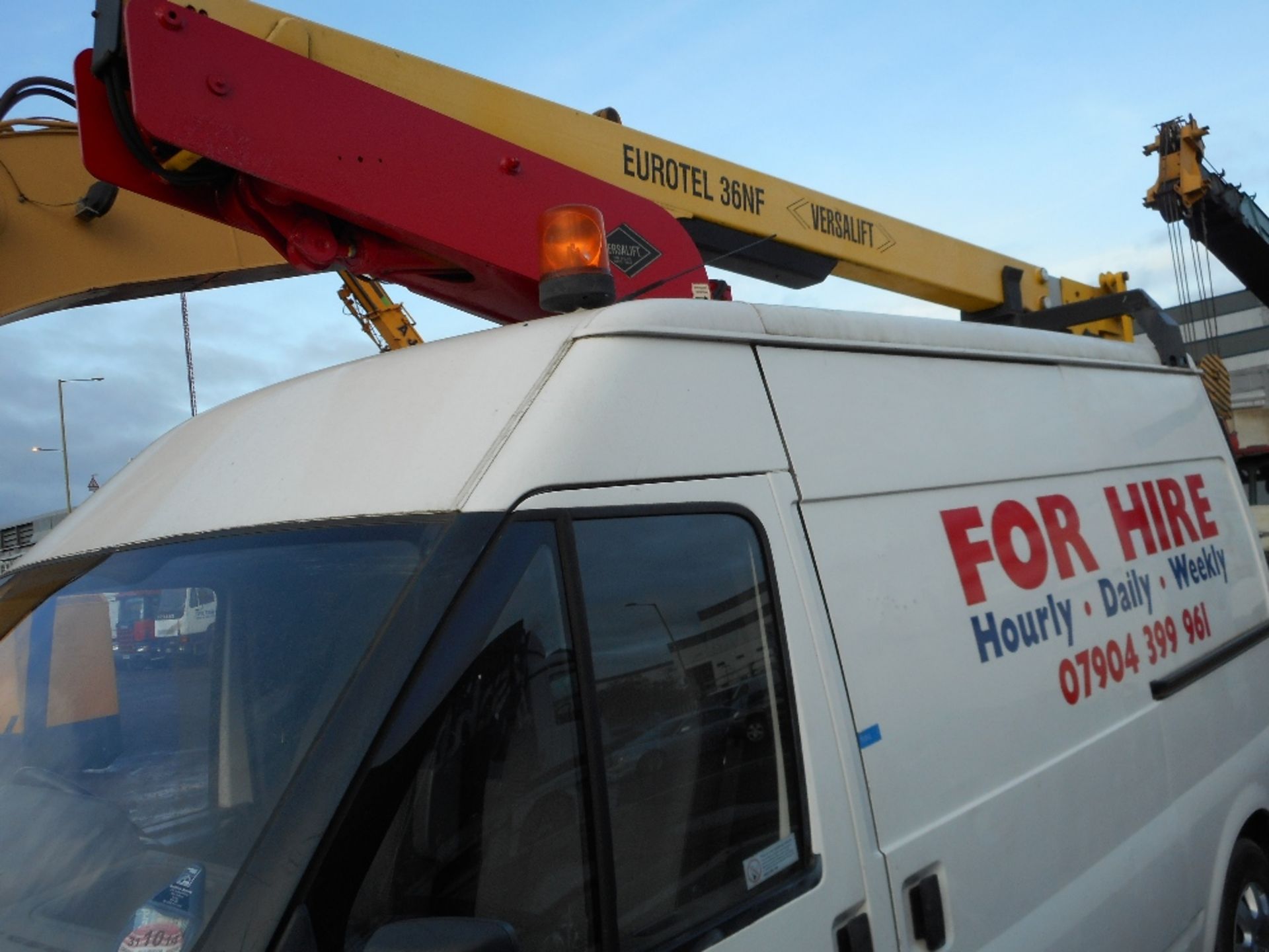 Ford Transit mounted Versalift Eurotel 36NF boom access lift unit reg: BV52 ORW. - Image 12 of 21